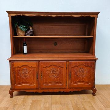 Vintage Louis XV wandkast buffetkast dressoir boekenkast beschikbaar voor biedingen