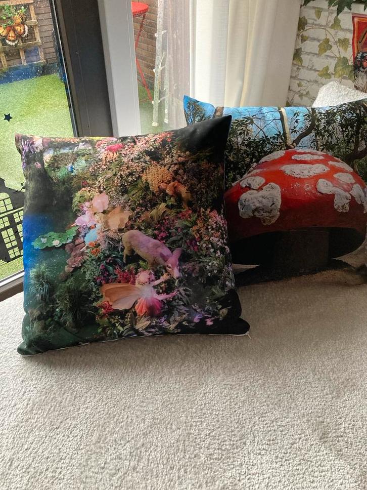 Efteling decoratie Kussens - Groot Formaat, Huis en Inrichting, Woonaccessoires | Kussens, Zo goed als nieuw, Overige kleuren