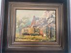 Olieverf paneeltje, Antiek en Kunst, Kunst | Schilderijen | Klassiek, Ophalen of Verzenden