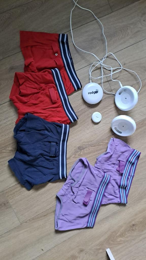 Lodger plaswekker (alarm + broekjes maat 128), Kinderen en Baby's, Overige Kinderen en Baby's, Gebruikt, Ophalen