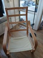 2 poangstoelen van Ikea zonder kussens. licht hout., Ophalen, Minder dan 50 cm, Minder dan 75 cm, Zweeds ikea