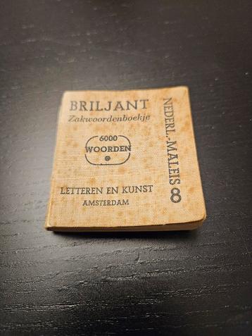 Briljant Zakwoordenboekje Nederlands-Maleis / antiquariaat  beschikbaar voor biedingen