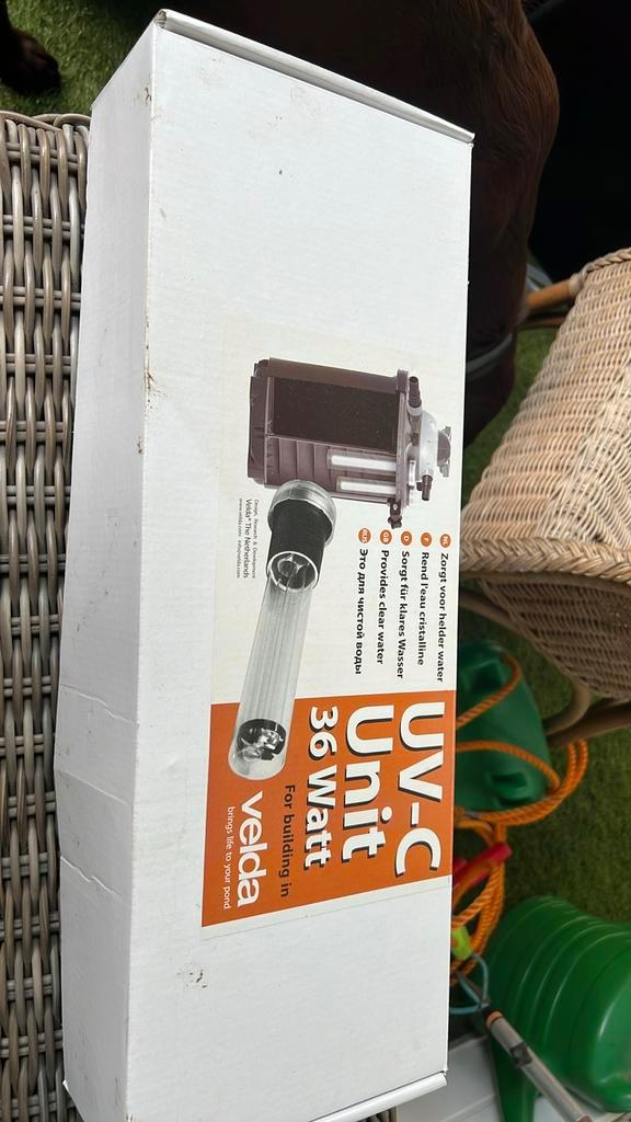 Vijverpomp + vijverfilter en toebehoren, Tuin en Terras, Vijver-toebehoren, Zo goed als nieuw, Vijverfilter, Ophalen