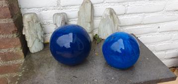 Blauwe Tuinbollen - Set van 2 beschikbaar voor biedingen