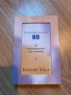 Eckhart Tolle - De Kracht van het Nu - Inspiratiekaarten, Ophalen of Verzenden, Zo goed als nieuw, Meditatie of Yoga, Achtergrond en Informatie