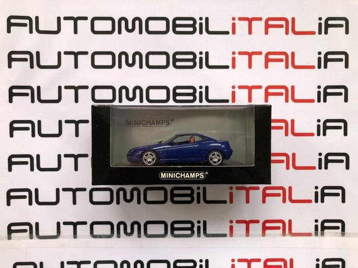Alfa Romeo GTV 916 Blu Lightning 2003 Minichamps 1:43, Hobby en Vrije tijd, Modelauto's | 1:43, Nieuw, Auto, MiniChamps, Ophalen of Verzenden