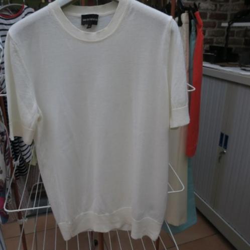 Fijn pulleke wol wit crème Emporio Armani mt 42 (it 46), Kleding | Dames, Truien en Vesten, Zo goed als nieuw, Maat 42/44 (L)