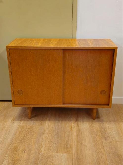 Vintage Schuifdeuren Gangkastje Schoenenkast Kast Kastje, Huis en Inrichting, Kasten | Schoenenkasten, Gebruikt, Ophalen