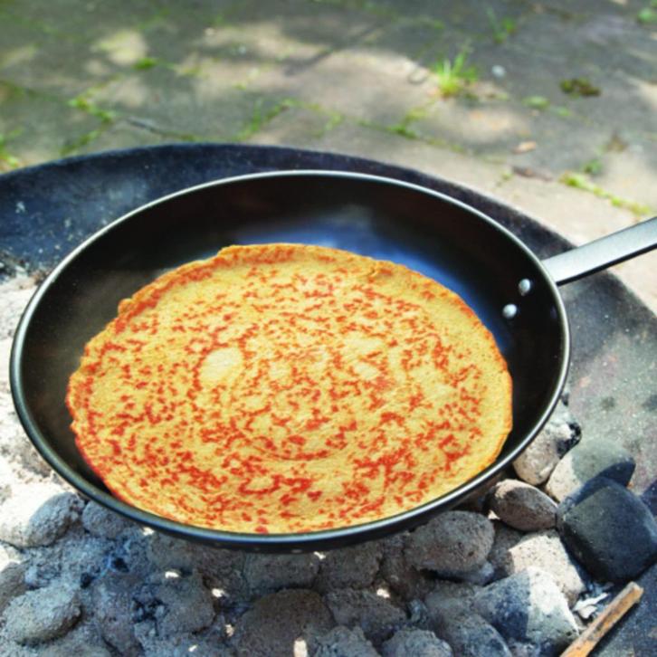 buiten koken met deze Pannenkoek pan, Tuin en Terras, Houtskoolbarbecues, Nieuw, Ophalen