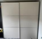 Dubbeldeurs schuifdeurskast - Softclose, Huis en Inrichting, 200 cm of meer, Meerdere deuren, Zo goed als nieuw, 200 cm of meer