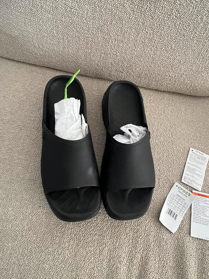 Crocs skyline slide zwart. Mt 40, Motoren, Onderdelen | Harley-Davidson, Ophalen of Verzenden