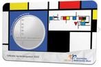 Piet Mondriaan Vijfje 2022 UNC-kwaliteit in coincard, Postzegels en Munten, Ophalen of Verzenden, Koningin Beatrix, Euro's