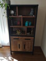 Mooie kast metaal en mango hout., Huis en Inrichting, Ophalen, 50 tot 100 cm, Zo goed als nieuw, Metaal