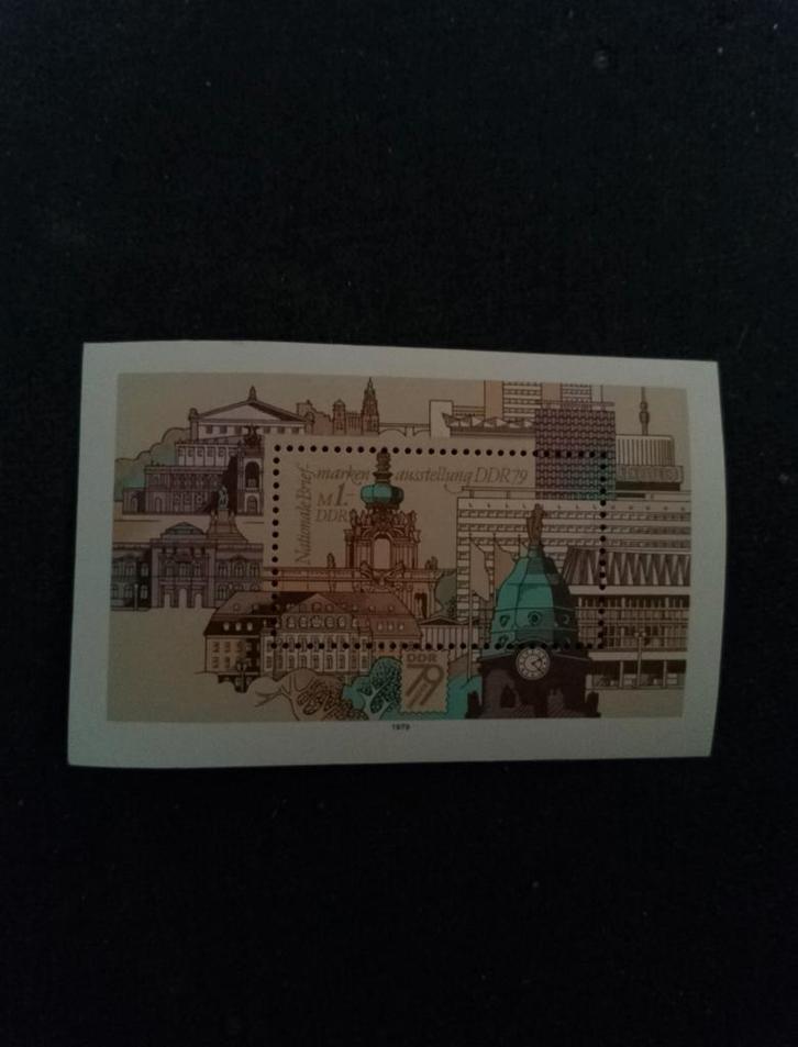 DDR 1979 Postzegel - Plaatsen en Gebouwen, Postzegels en Munten, Postzegels | Thematische zegels, Gestempeld, Plaats of Gebouw