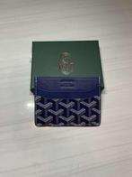 Goyard Navy Blue Card Holder, Verzenden, Nieuw, Blauw