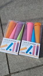 Siliconen vormen voor ijsco / ijsjes / ijs lolly's te maken, Ophalen of Verzenden, Zo goed als nieuw