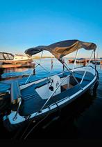 Sloep Elegance 430 met Tohatsu motor biminitop en trailer, Watersport en Boten, Ophalen, Tot 10 pk, Zo goed als nieuw, 3 tot 6 meter