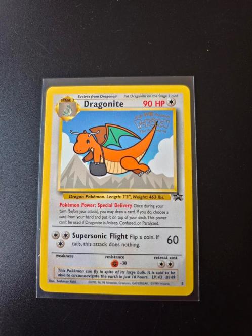Dragonite #149 2001, Hobby en Vrije tijd, Verzamelkaartspellen | Pokémon, Zo goed als nieuw, Losse kaart, Ophalen of Verzenden
