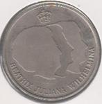 Nederland penning Rabobank 100 J.-Wilhelmina-Juliana-Beatrix, Postzegels en Munten, Penningen en Medailles, Ophalen of Verzenden