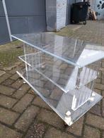 Vintage acryl audio of tv meubel., Ophalen, 50 tot 100 cm, Zo goed als nieuw, Minder dan 100 cm