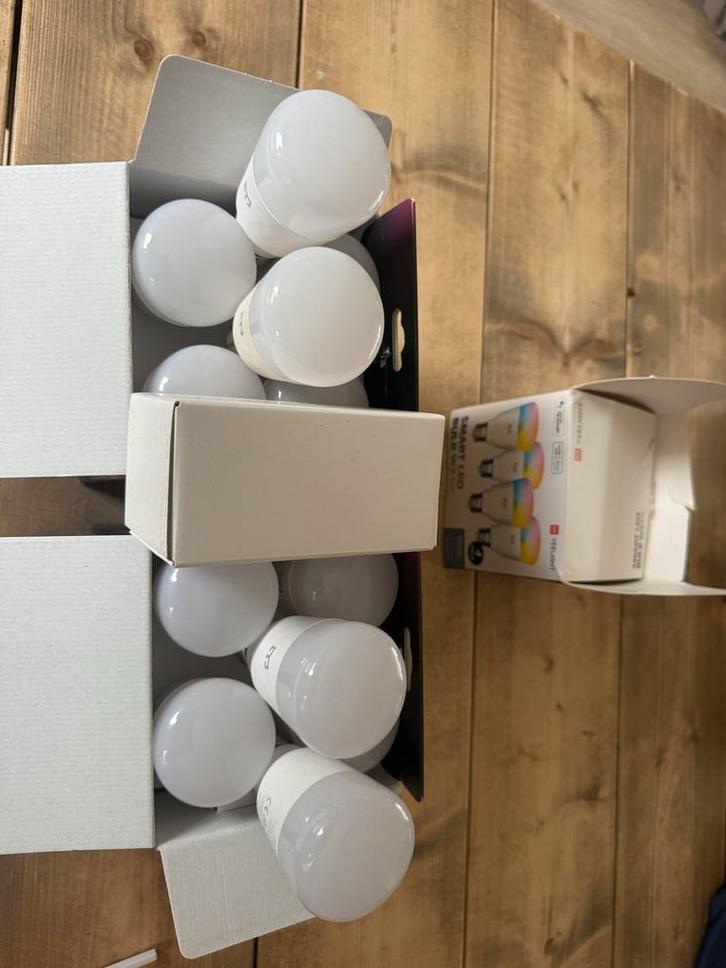 13x YeeLight slimme lampen - Wifi -, Huis en Inrichting, Lampen | Losse lampen, Zo goed als nieuw, Led-lamp, Minder dan 30 watt