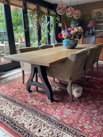 Industriële eettafel 275x100 DT-69 beschikbaar voor biedingen