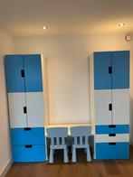 IKEA kast kinderkamer blauw en wit, Kinderen en Baby's, Kinderkamer | Commodes en Kasten, 50 tot 70 cm, Kast, Ophalen of Verzenden