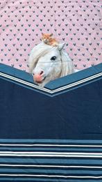 Paard/poes paneel grench terry voor en achterkant, Hobby en Vrije tijd, Stoffen en Lappen, 120 cm of meer, Nieuw, Ophalen of Verzenden