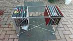 Gratis. Archiefmappen in trollie /frame, Ophalen, Zo goed als nieuw