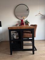 Ikea kookeiland zwart Vadholma, Ophalen, Gebruikt, 100 tot 150 cm, 75 cm of meer