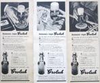 17 vintage advertenties reclames Grolsch bier 1956-58, Verzenden, Viltje(s), Grolsch