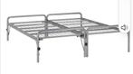Metalen onderschuifbedden, Ophalen, 90 cm, Tweepersoons, Zo goed als nieuw