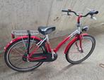 Meisjesfietsen-Rode fiets met lage instap, Overige merken, Gebruikt, Versnellingen, Ophalen of Verzenden