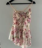 Bloemetjes jumpsuit lingerie, maat M, Kleding | Dames, Ondergoed en Lingerie, Ophalen of Verzenden, Roze
