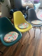 Drie in Eames-stijl(kopie)stoelen in goede staat, Ophalen of Verzenden