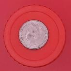 Zilveren Wilhelmina Kwartje 1901B, Postzegels en Munten, Munten | Nederland, Zilver, 25 cent, Ophalen of Verzenden, Koningin Wilhelmina