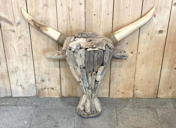 Driftwood Buffelhoofd – Stoer & Stijlvol beschikbaar voor biedingen