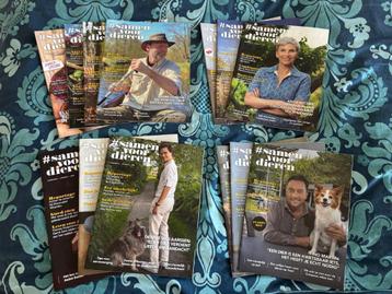 13 tijdschriften Samen voor dieren 2020 - 2025 Dierenlot  beschikbaar voor biedingen