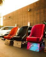 NRG Prisma ST Retro Kuipstoel Sportstoel autostoel stoel, Auto diversen, Ophalen of Verzenden