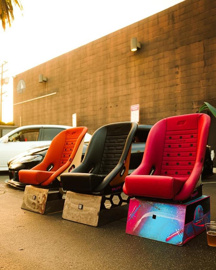 NRG Prisma ST Retro Kuipstoel Sportstoel autostoel stoel, Auto diversen, Tuning en Styling, Ophalen of Verzenden