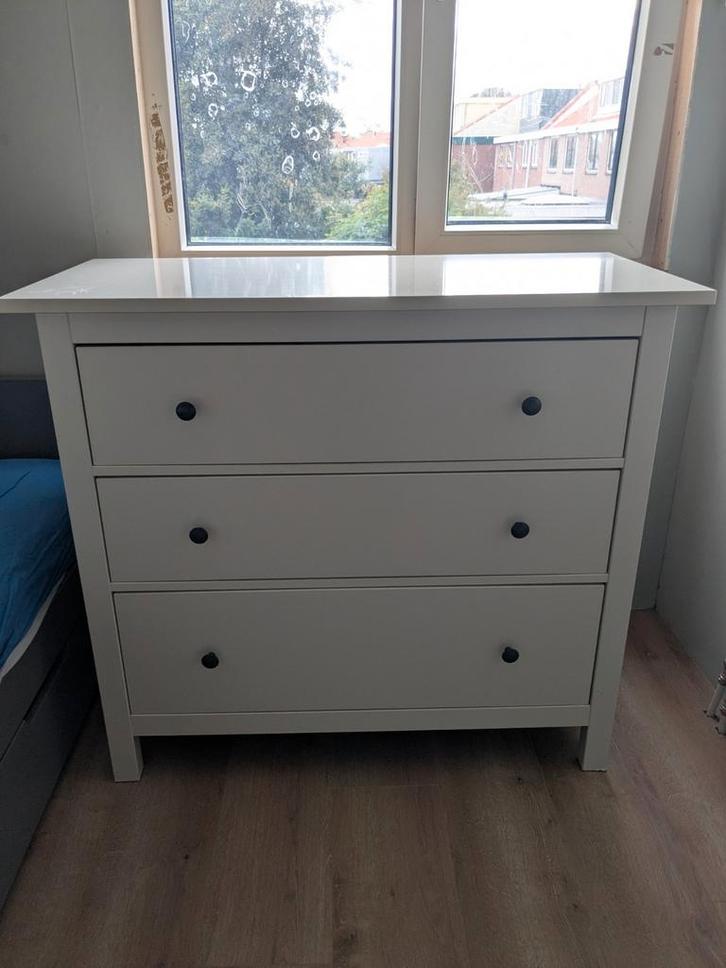 IKEA Hemnes Ladekast - Wit, Huis en Inrichting, Kasten | Dressoirs, Ophalen