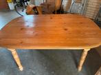 Gratis ophalen. Houten eettafel, Huis en Inrichting, Tafels | Eettafels, Ophalen, 100 tot 150 cm, Zo goed als nieuw, Vijf personen of meer