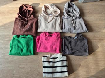 Kledingpakket truien en hoodies beschikbaar voor biedingen