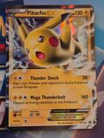 Pikachu EX XY174 Black Star Promo - LP, Ophalen of Verzenden, Gebruikt, Losse kaart