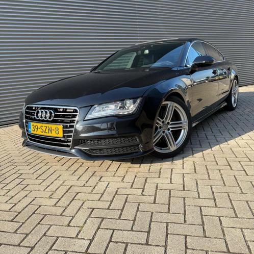 Audi A7 3.0 TDI 180KW Quattro S-tronic 2012 Zwart, Auto's, Audi, Particulier, A7, 4x4, ABS, Achteruitrijcamera, Adaptieve lichten