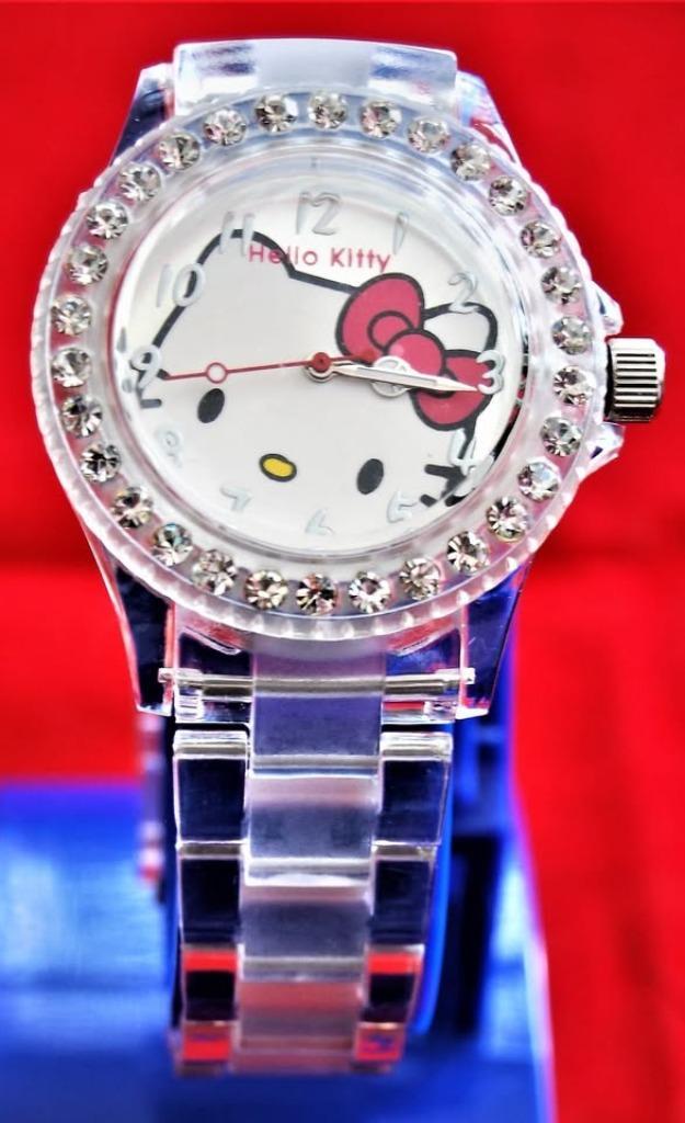 HELLO KITTY HORLOGE, Sieraden, Tassen en Uiterlijk, Horloges | Kinderen, Nieuw, Jongen of Meisje, Roze, Ophalen of Verzenden