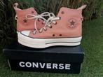 Converse All Stars platforms lift hi leer gympen sneaker 38, Ophalen of Verzenden, Zo goed als nieuw, Roze, Sneakers of Gympen