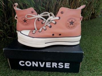 Converse All Stars platforms lift hi leer gympen sneaker 38  beschikbaar voor biedingen