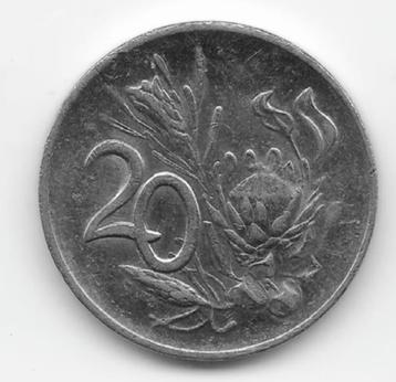 Zuid-Afrika 20 cents 1990 KM# 86 beschikbaar voor biedingen