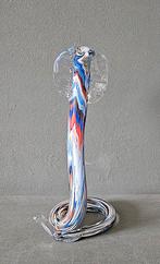 Een kleurrijk glazen cobrasculptuur,, Ophalen of Verzenden